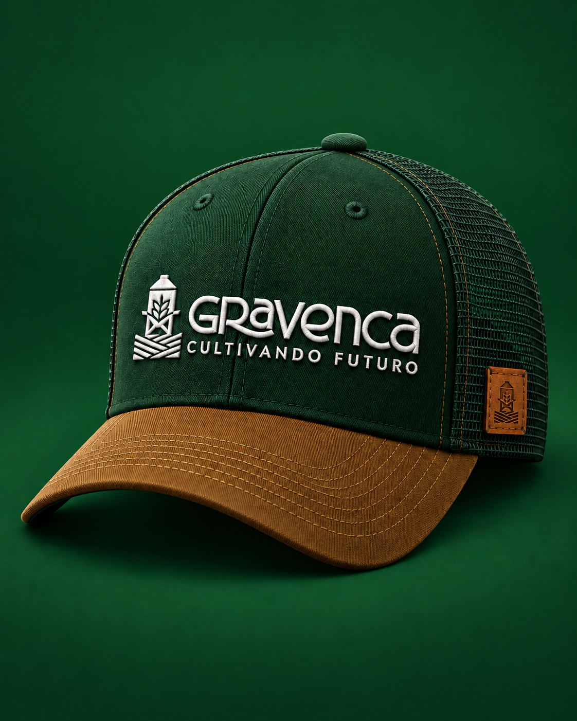 Gorra corporativa Gravenca – vista frontal