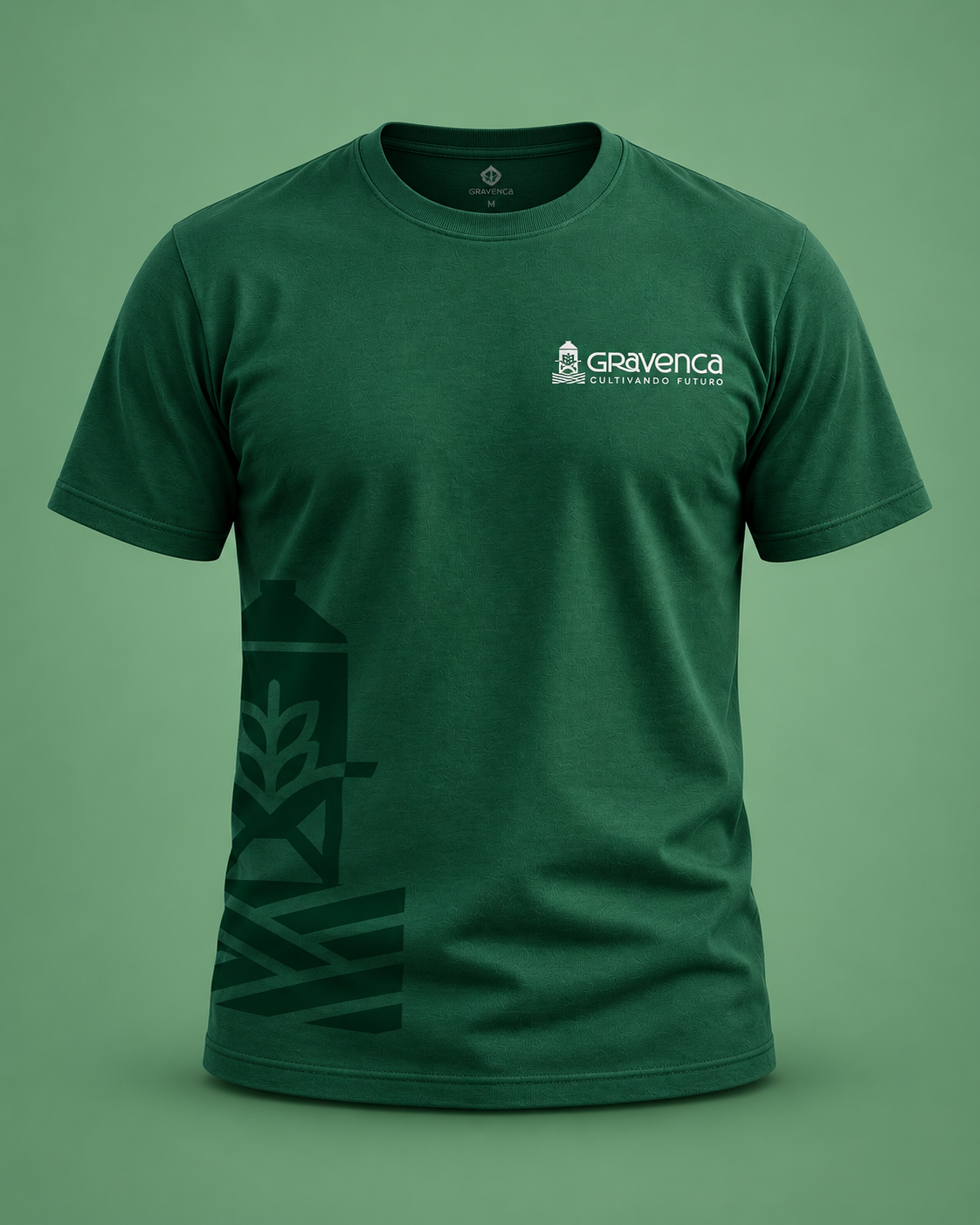 Camiseta Gravenca en verde