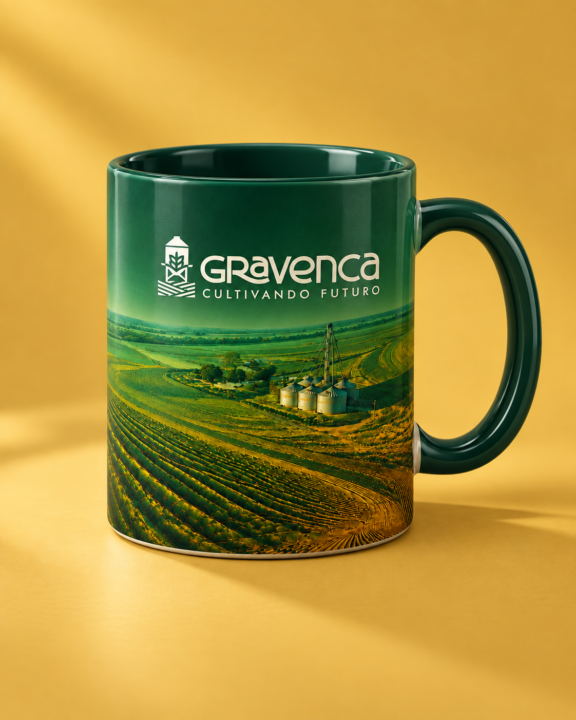 Taza Gravenca con imagen de campo