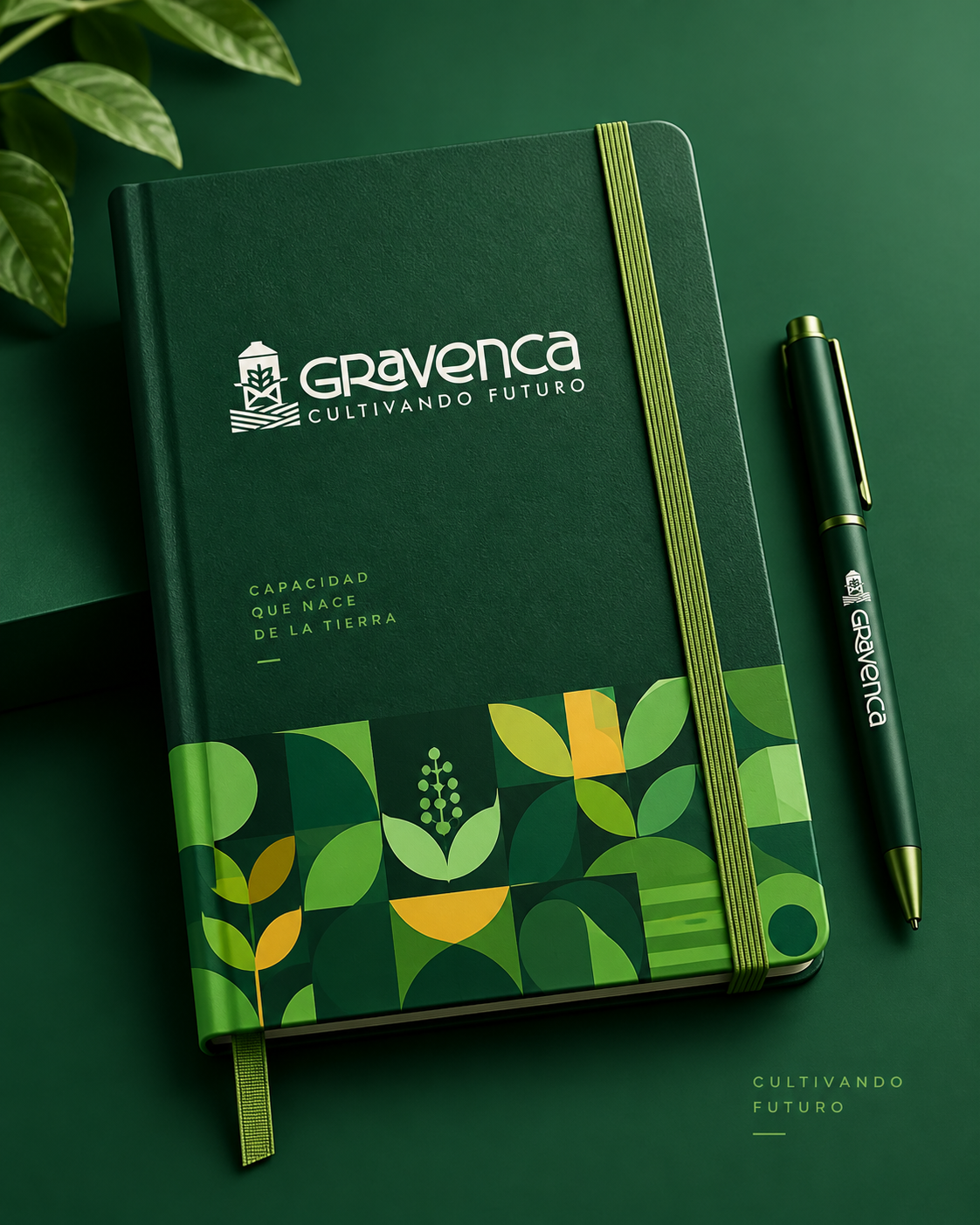 Libreta y bolígrafo de Gravenca